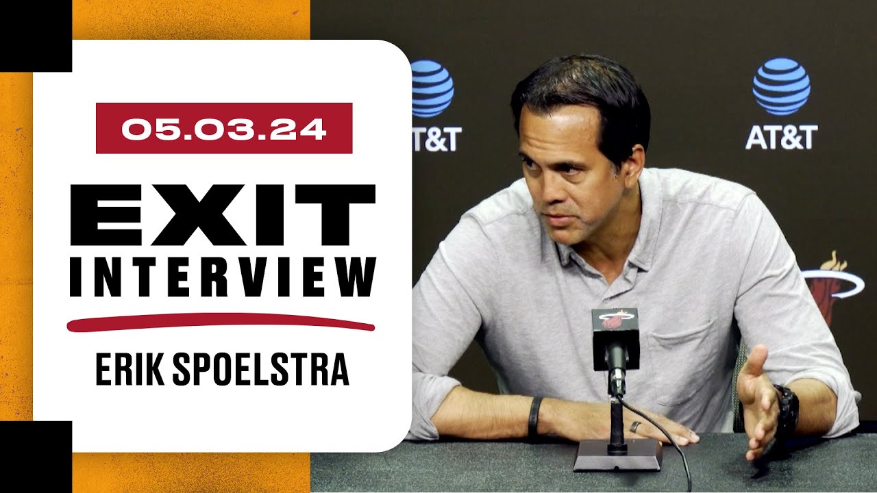 Erik Spoelstra Exit Interview | May 3, 2024 background