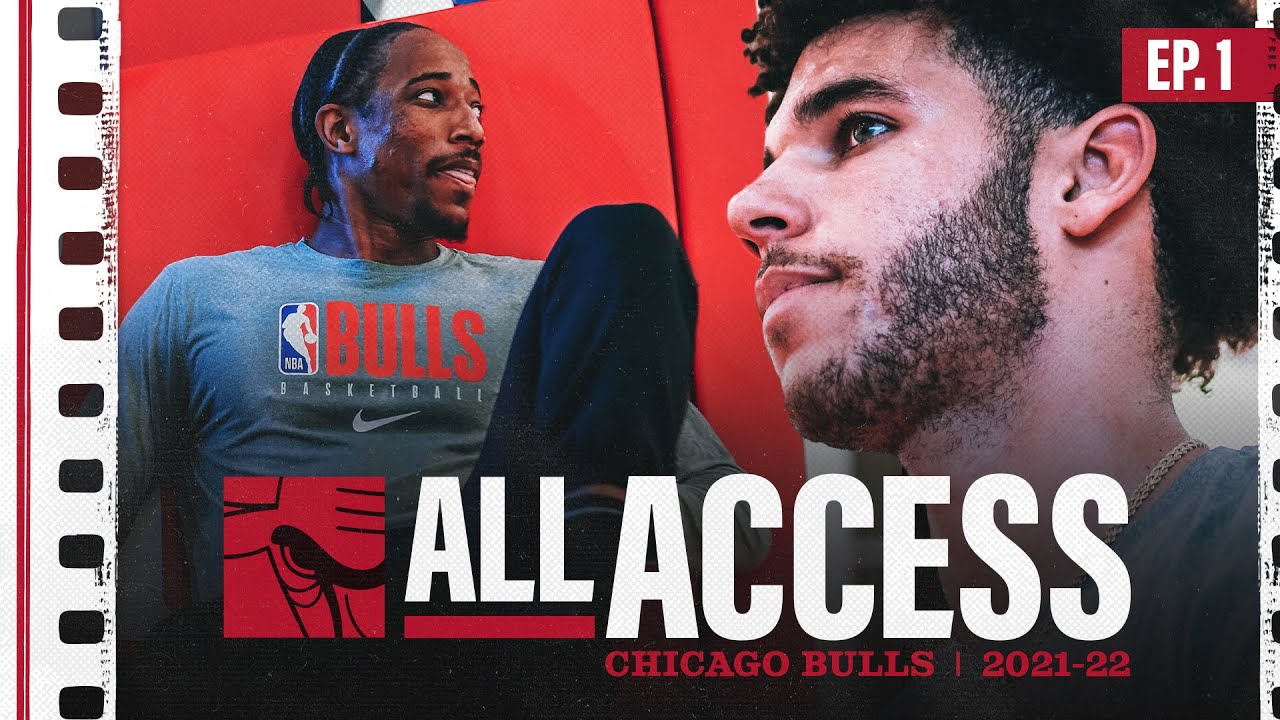 All-Access: Training Camp - New Faces Lonzo Ball, DeRozan, Caruso Arrive to the Chicago Bulls background