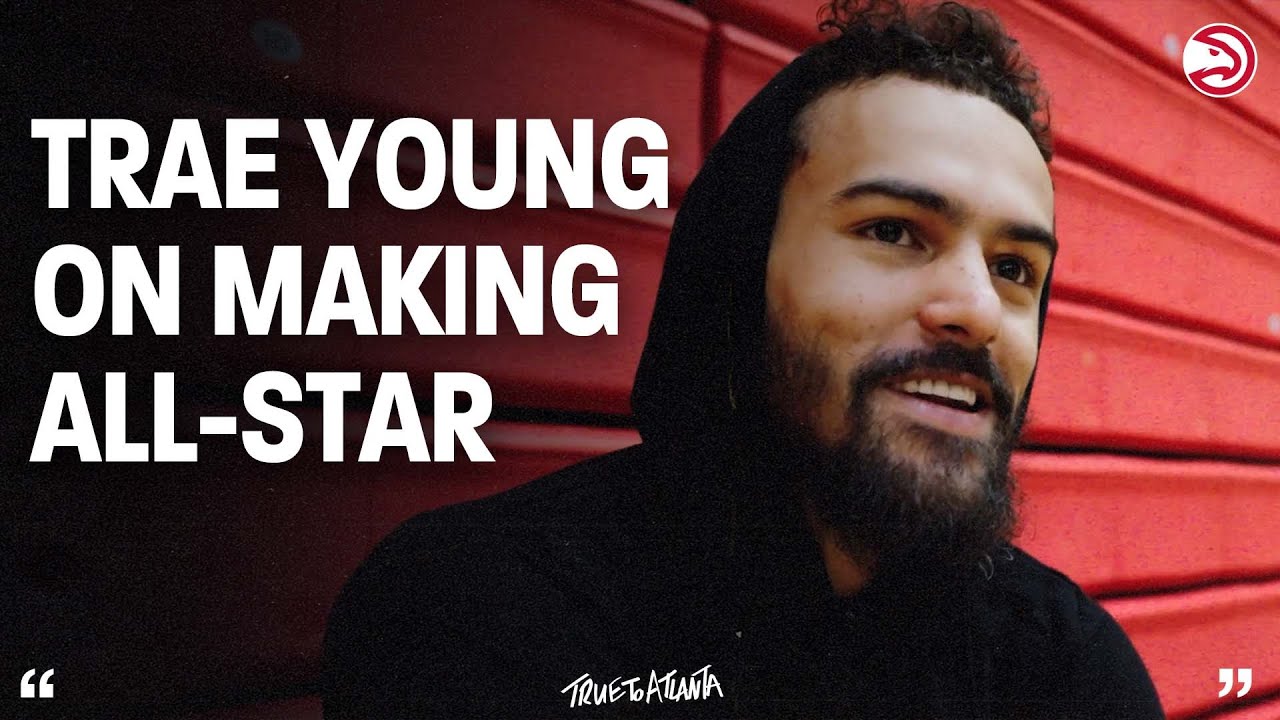 ❄️ Trae Young On Being Named 4x All Star ⭐️ background