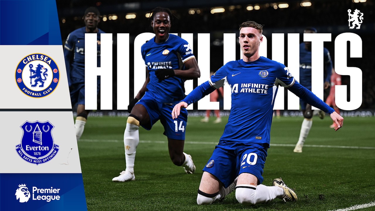 Chelsea 6-0 Everton | Palmer breaks Chelsea record! | HIGHLIGHTS | PL 23/24 background