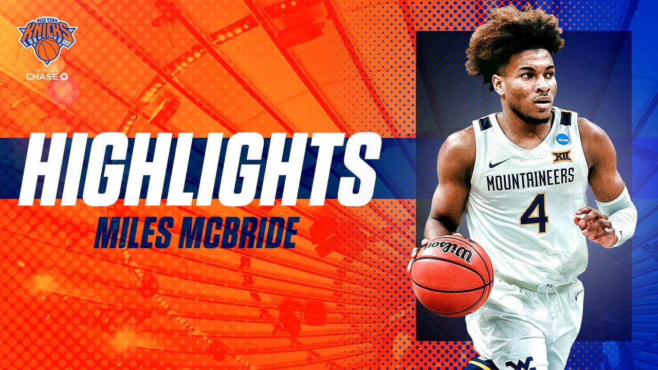 Miles "Deuce" McBride College Highlights | 2021 Knicks Draft background