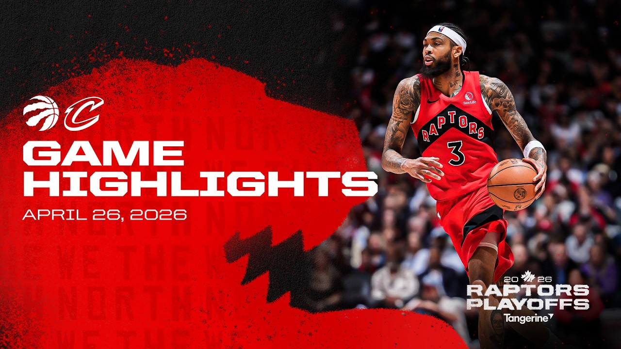 Playoffs Raptors vs Cavaliers Game Highlights RD1 GM4 - April 26, 2026