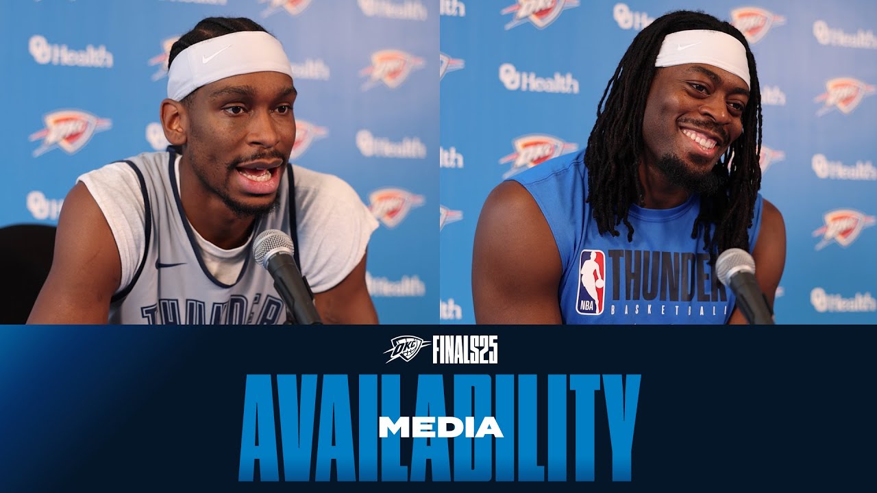 Practice Media Availability | Shai Gilgeous-Alexander and Lu Dort | June 2, 2025 | OKC Thunder