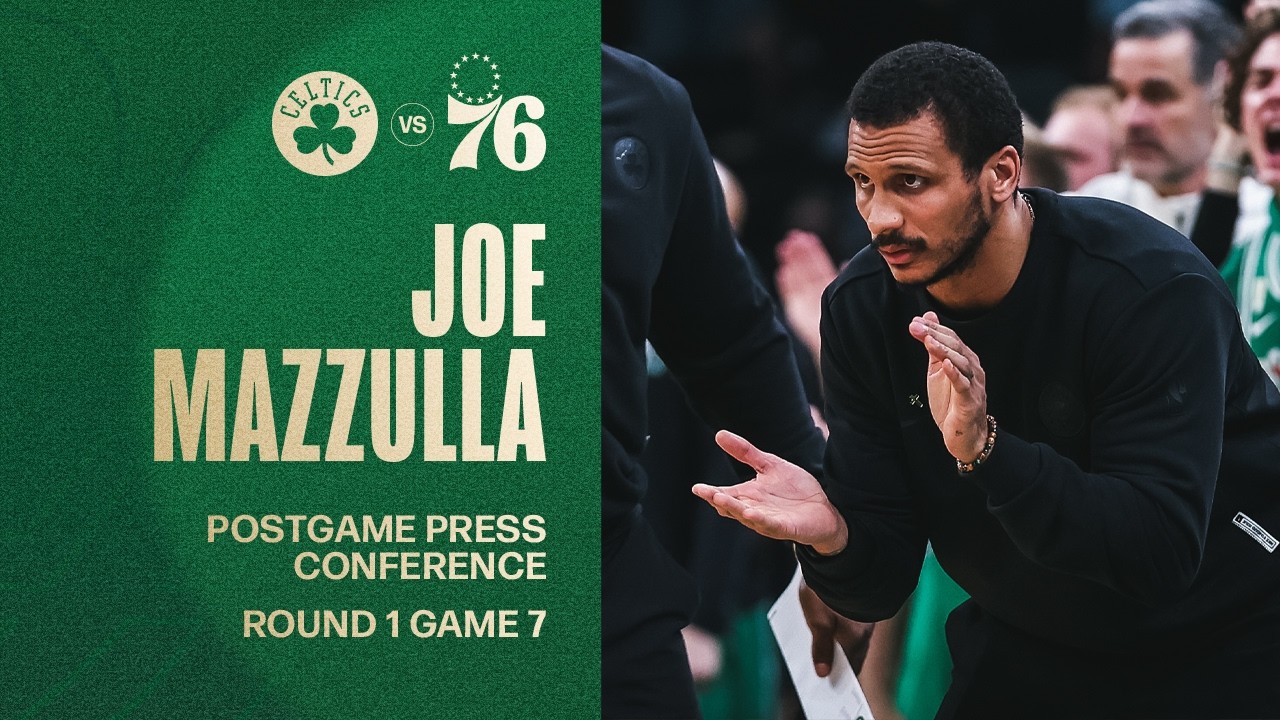 Joe Mazzulla Postgame Press Conference: Round 1 Game 7 vs. Philadelphia 76ers