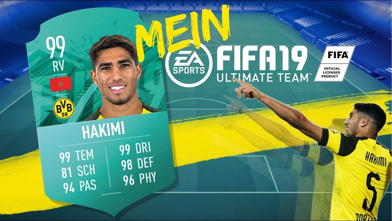 "My FUT" | Achraf Hakimi names his FIFA 19 Ultimate Team