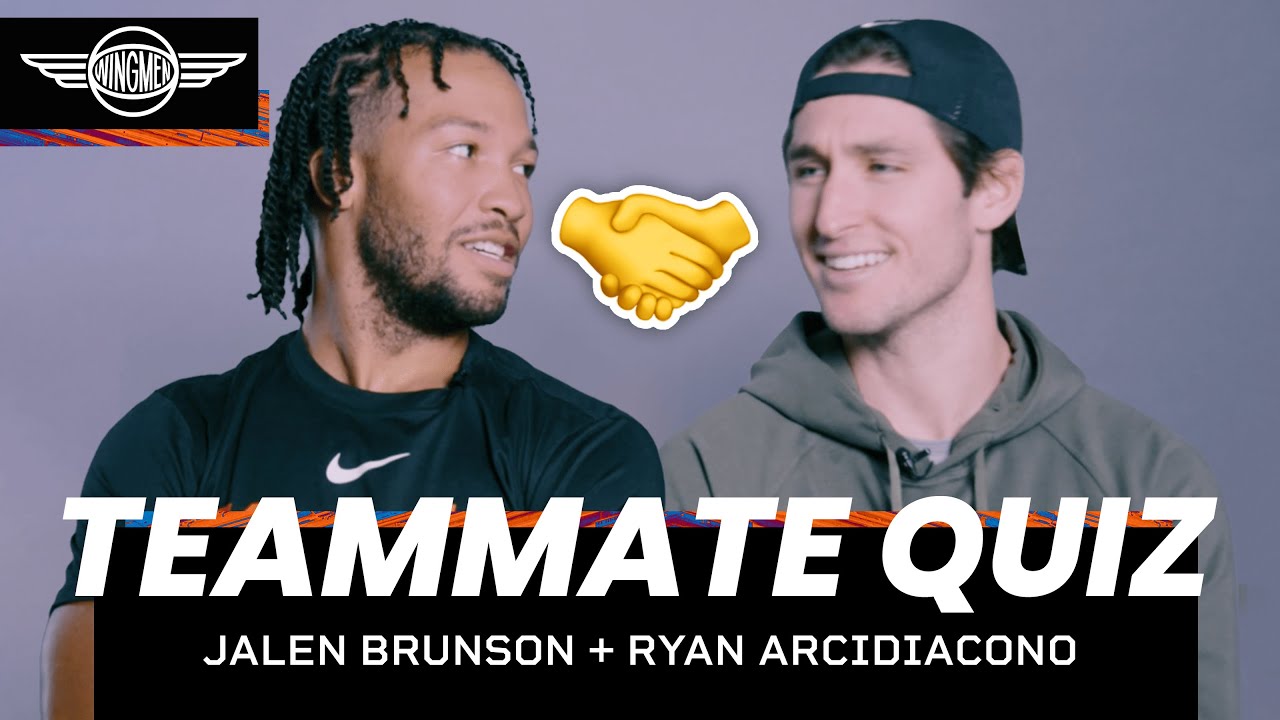 How Well Do the KNICKS Know Their Teammates?? 🤓 | Wingmen Episode 1 background