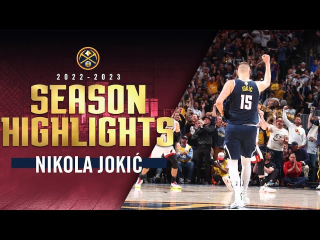 Nikola Jokić 2022-23 Season Highlights background