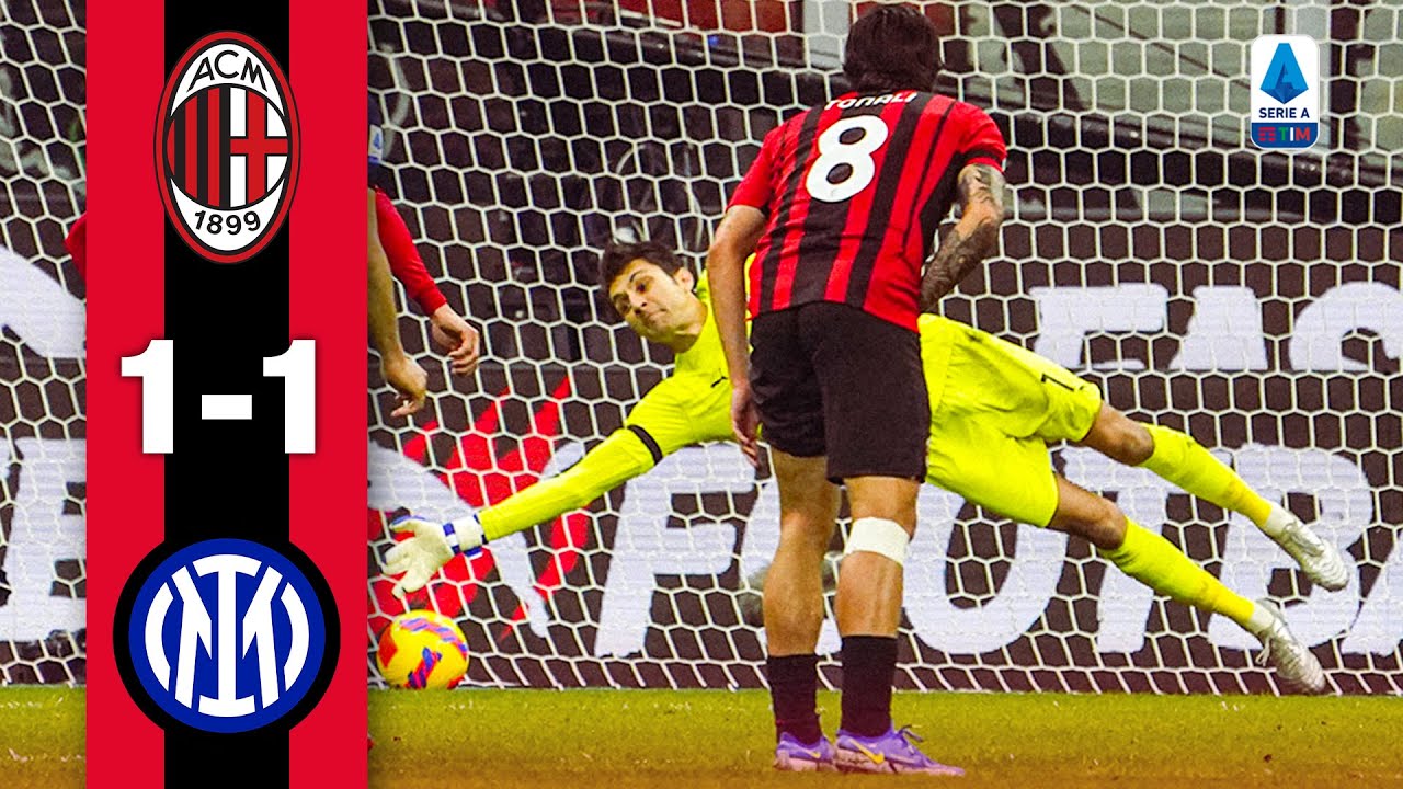 Tătăruşanu saves a penalty: AC Milan 1-1 Inter | Highlights Derby background
