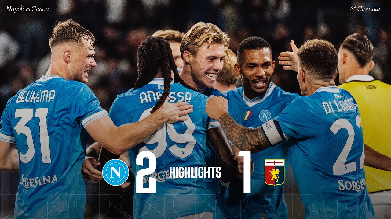 Highlights | Napoli - Genoa 2-1 | Serie A - 6ª giornata
