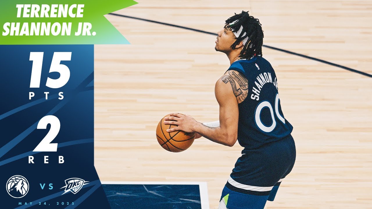 Terrence Shannon Jr. Scores 15 BIG Points In WCF Game 3 Against Thunder | 05.24.25 background