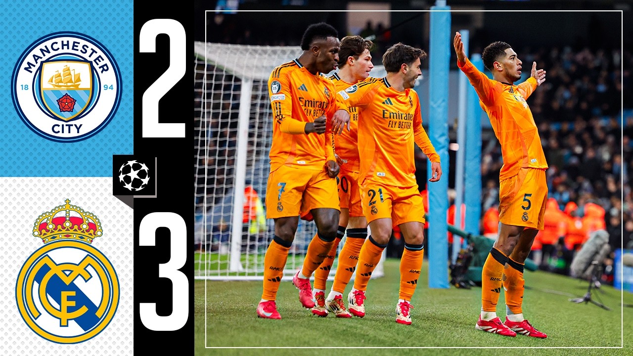 HIGHLIGHTS | Manchester City 2-3 Real Madrid | Champions League background