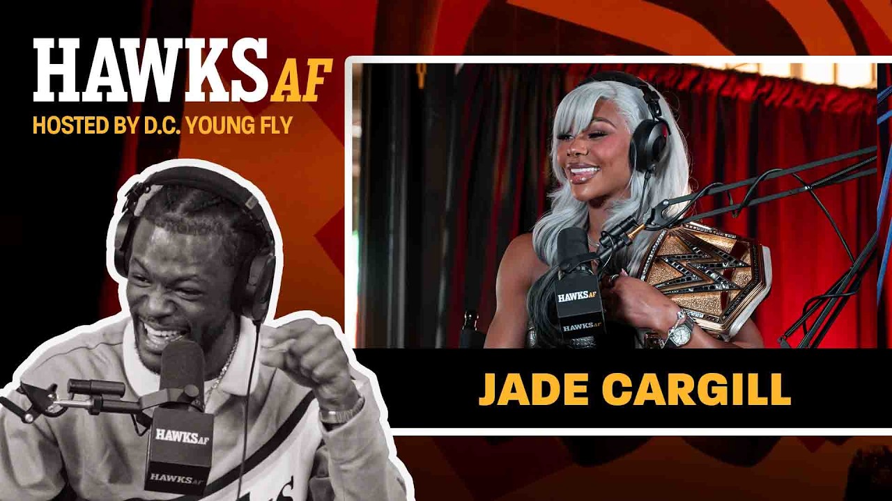WWE Women’s Champion Jade Cargill was a D1 Basketball Star before WWE? 🏀 | Hawks AF