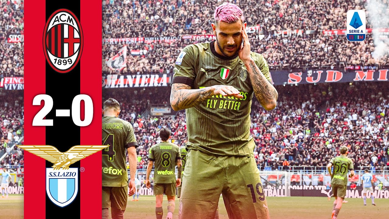 Bennacer + Theo for the win | AC Milan 2-0 Lazio | Highlights Serie A backdrop