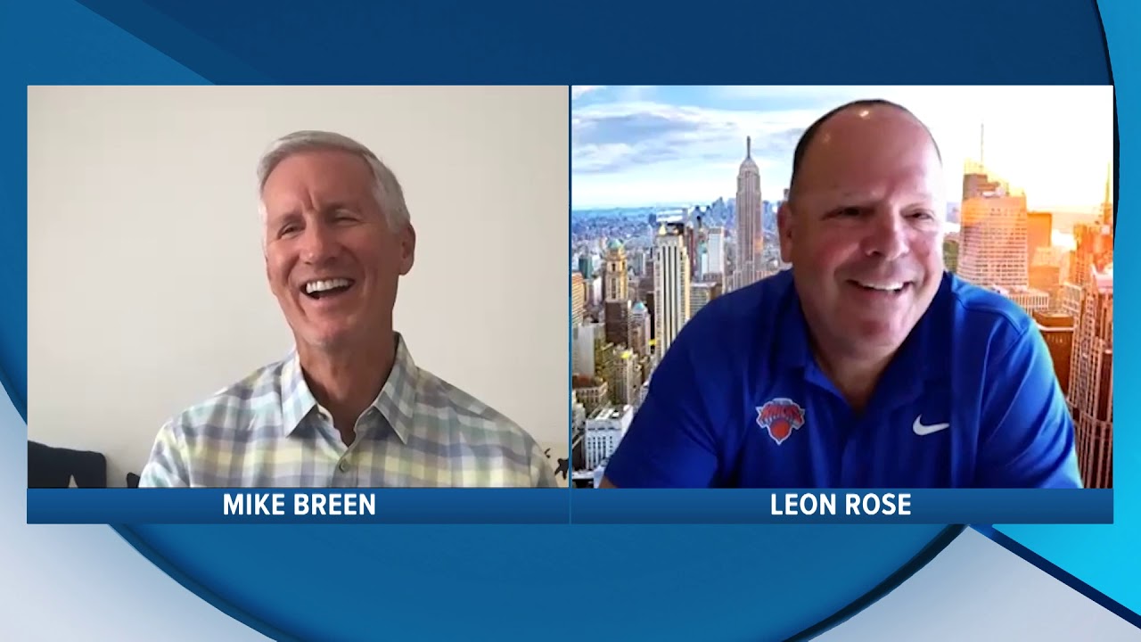 MSG Exclusive: Knicks President Leon Rose 1-on-1 with Mike Breen background