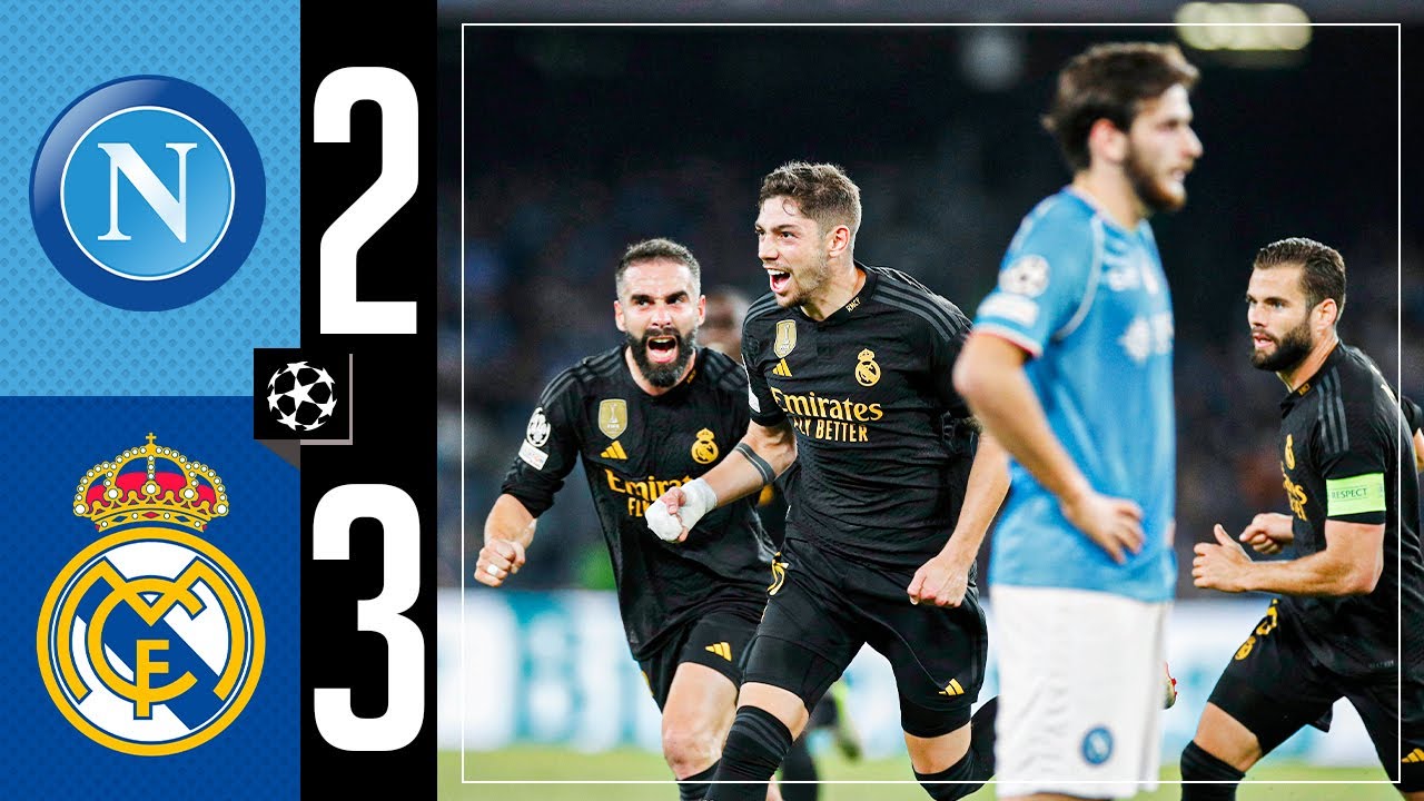 Napoli 2-3 Real Madrid | HIGHLIGHTS | Champions League background