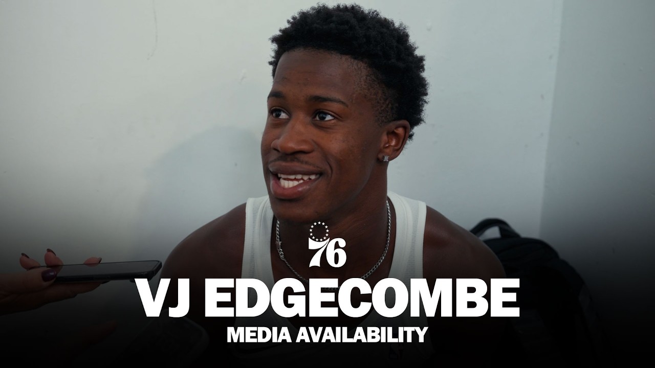 Philadelphia 76ers Media Availability ЁЯОЩя╕П | VJ Edgecombe | 07.13.26