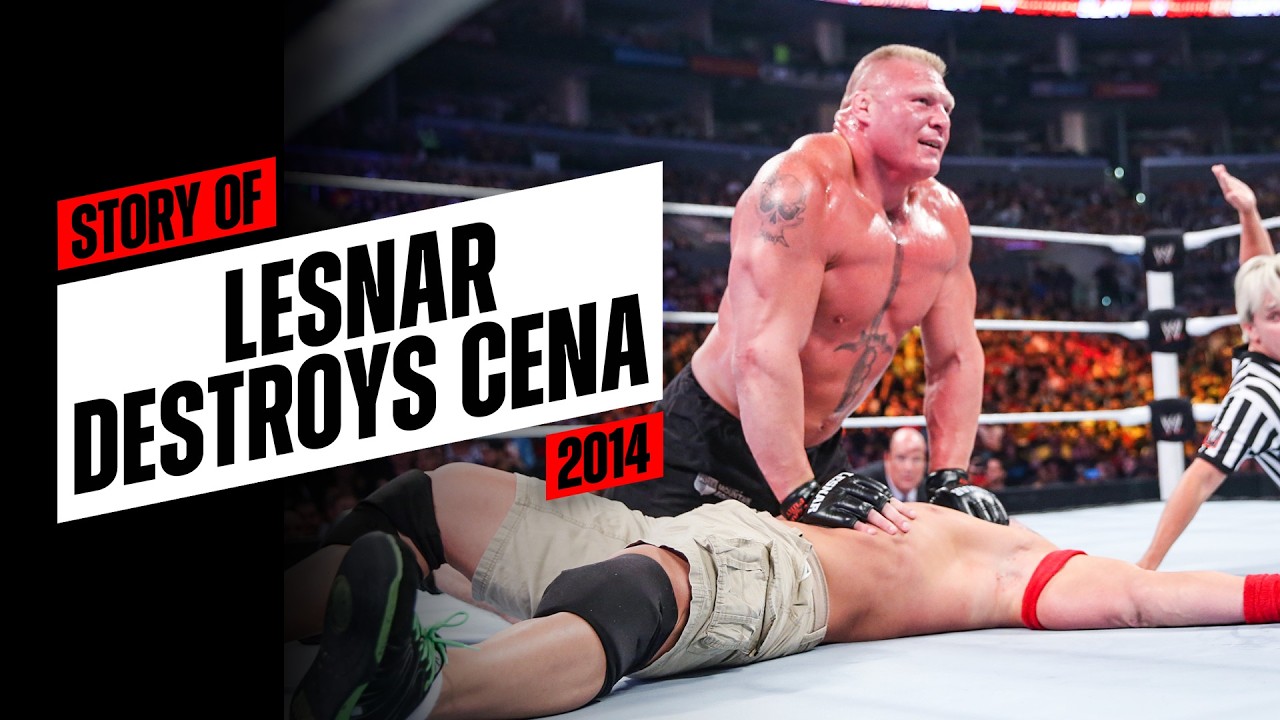 Story of Brock Lesnar vs. John Cena (2014)