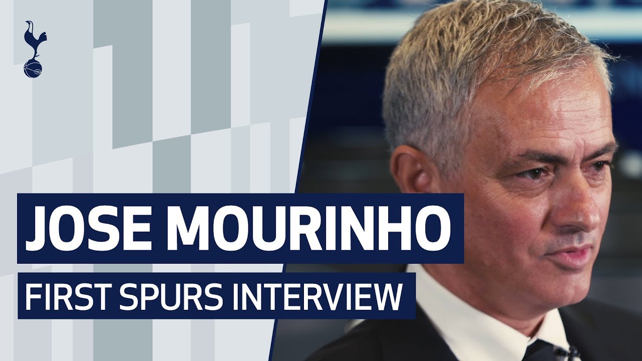 JOSE MOURINHO'S FIRST SPURS INTERVIEW background