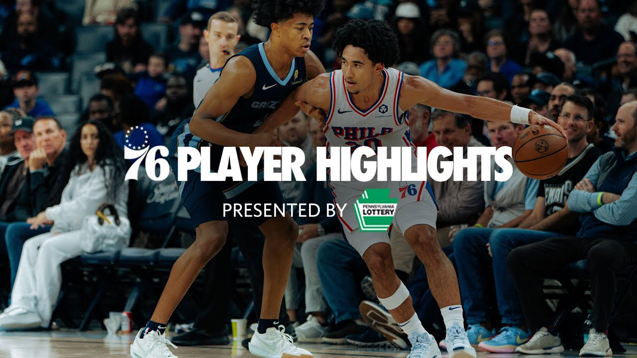 Player Highlights: Jared McCain at Memphis Grizzlies | 11.20.24 background