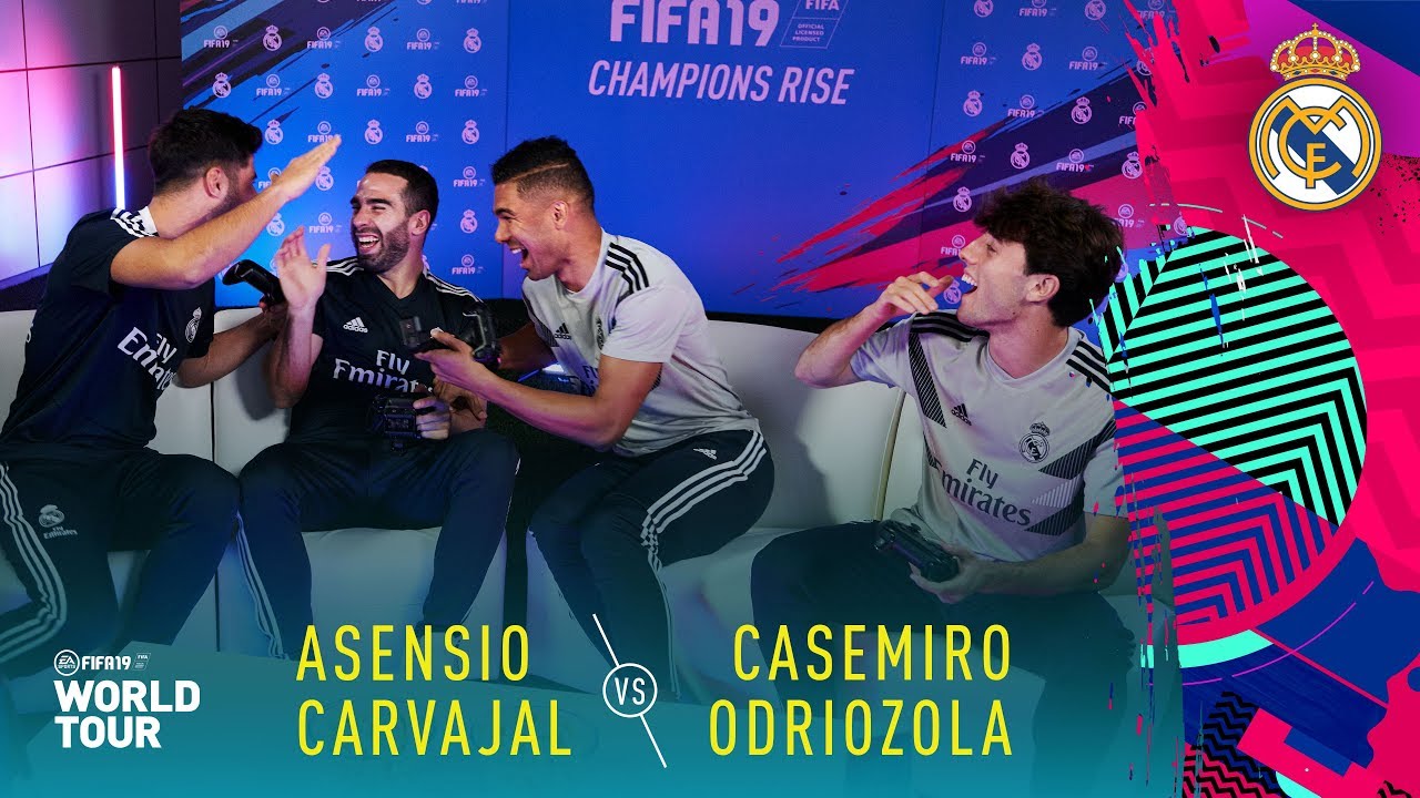 FIFA 19 | Real Madrid Player Tournament | ft. Casemiro, Asensio, Carvajal, Odriozola background