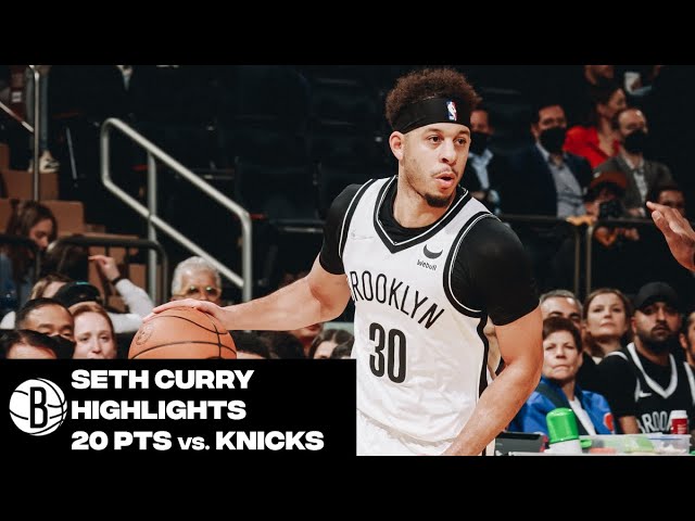 Seth Curry Highlights | 20 Points vs. New York Knicks background