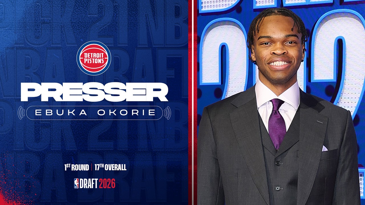 Ebuka Okorie Introductory Press Conference | NBA Draft 2026