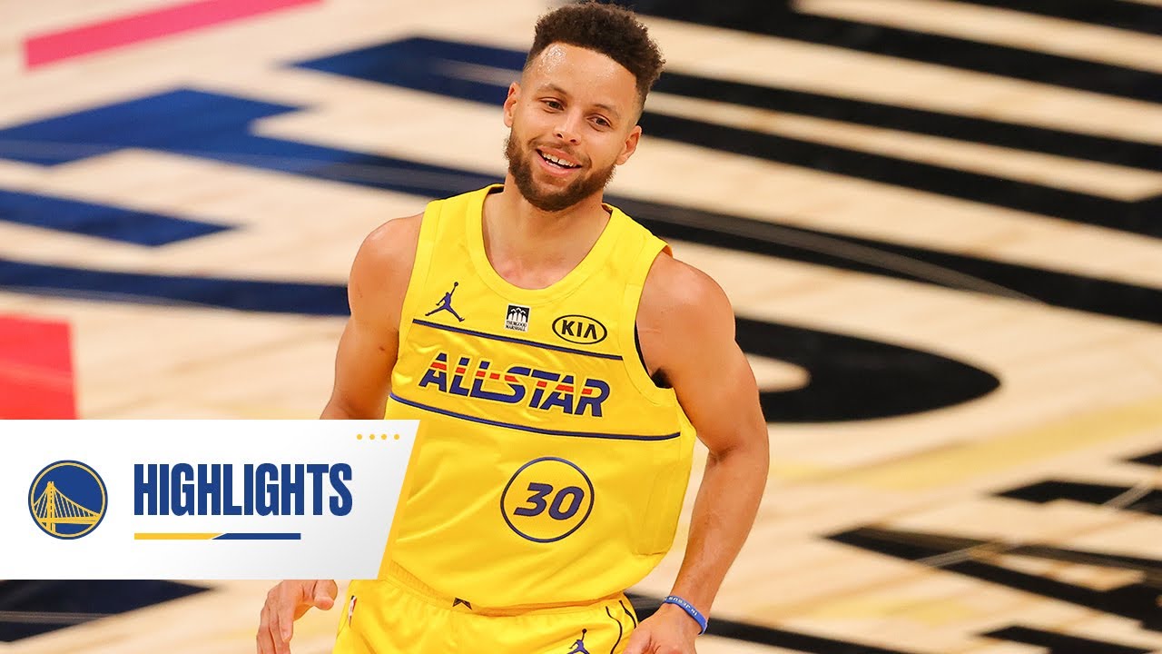 Stephen Curry Puts on a Show at 2020-21 NBA All-Star Game background