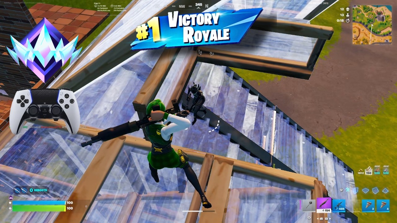 Fortnite Unreal Ranked Reload | PS5 Controller Gameplay