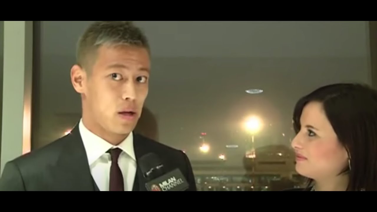 AC Milan I Le prime parole in rossonero di Keisuke Honda #WelcomeHonda background