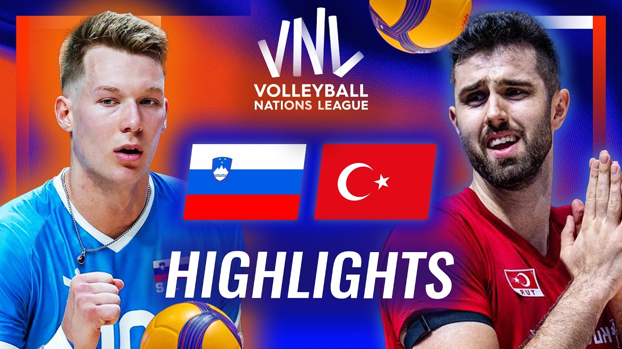 Slovenia 🇸🇮 vs. Türkiye 🇹🇷 - Quarter Final | Highlights | Men's VNL 2026