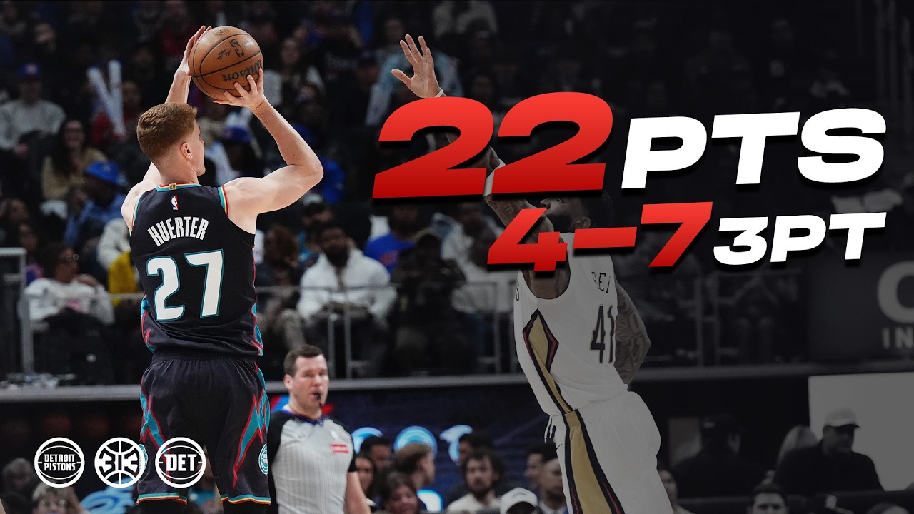 Kevin Huerter 22 PTS, 4-7 3PT | Game Highlights vs New Orleans Pelicans #nba #pistons
