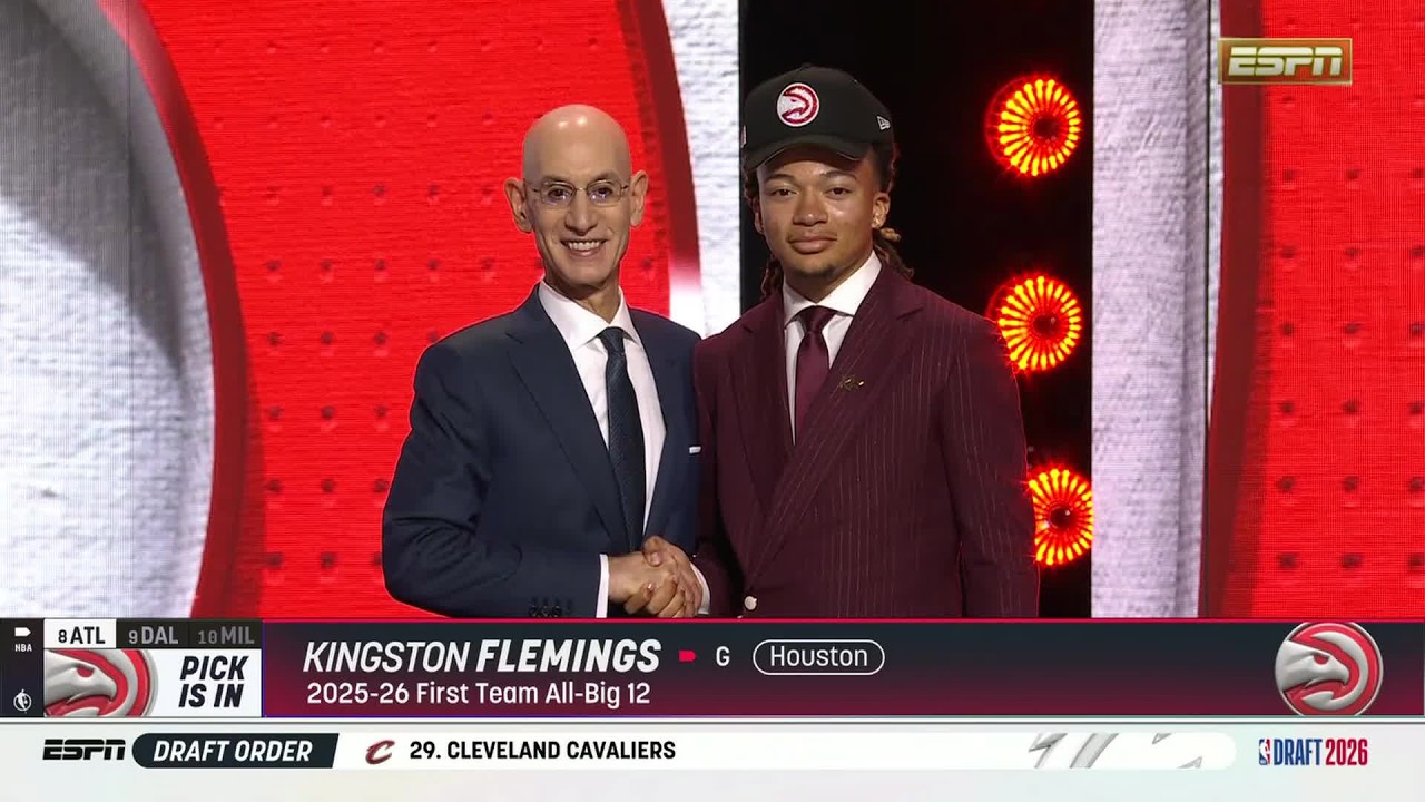 Atlanta Hawks Select Kingston Flemings with 8th Pick in First Round | Full Pick & Interview