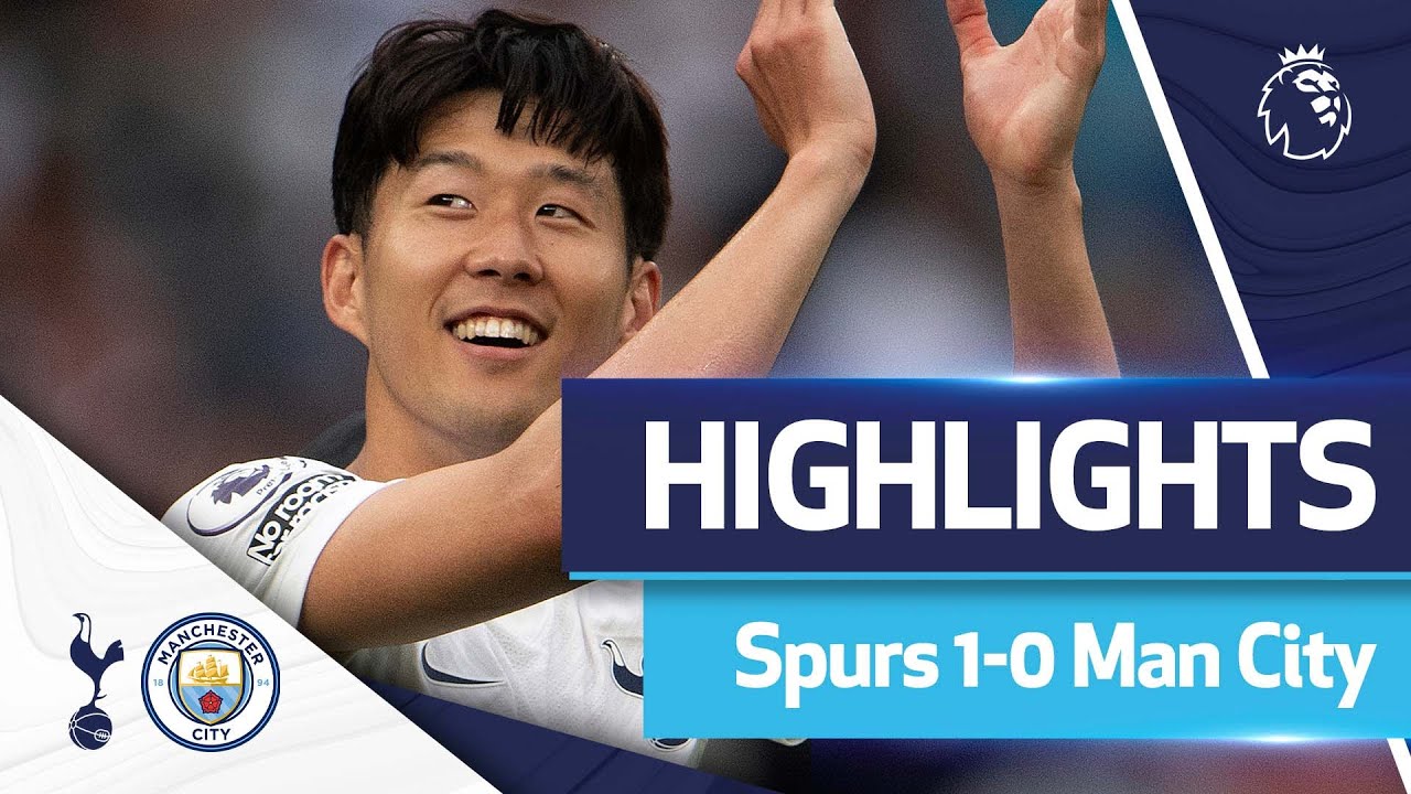 Son's stunner claims opening day DELIGHT against City | Highlights | Spurs 1-0 Man City background