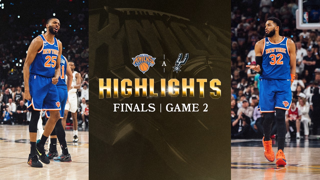 New York Knicks GO UP 2-0 in the NBA Finals | Game Highlights