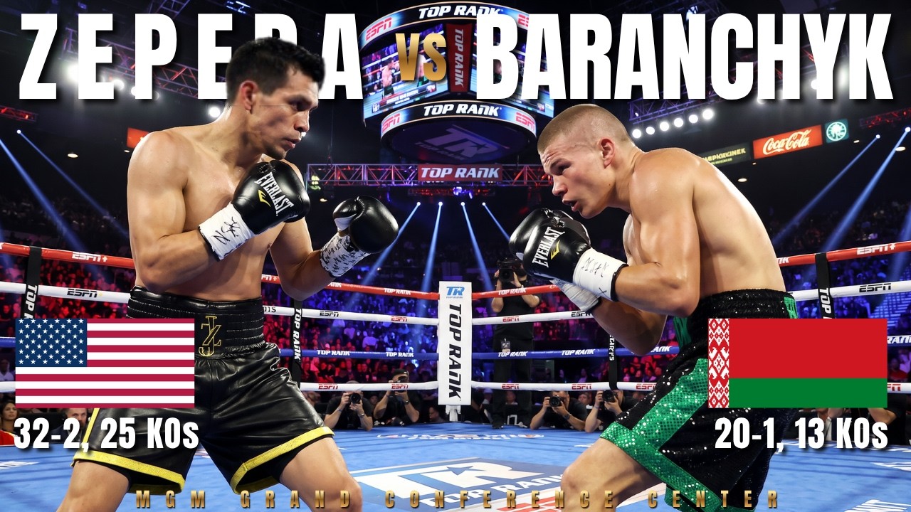 JOSE ZEPEDA (USA) vs IVAN BARANCHYK (BELARUS) | 5 KDS & 1 BRUTAL KO | FIGHT OF THE DECADE!!! background
