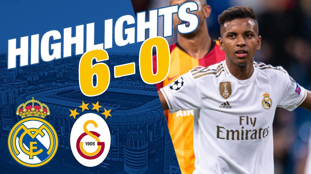 GOALS AND HIGHLIGHTS | Real Madrid 6-0 Galatasaray background