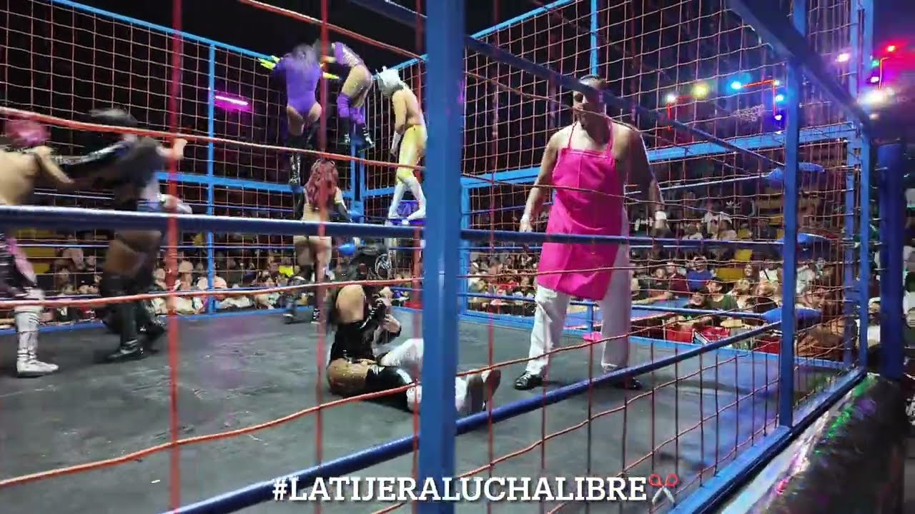 Lucha en jaula por la Copa Mix 2026 Arena Neza