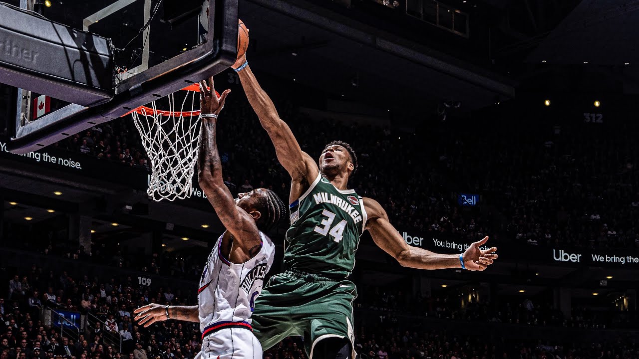 Every Block By Giannis Antetokounmpo During 2019-20 | NBA Defensive Player Of The Year Edition background