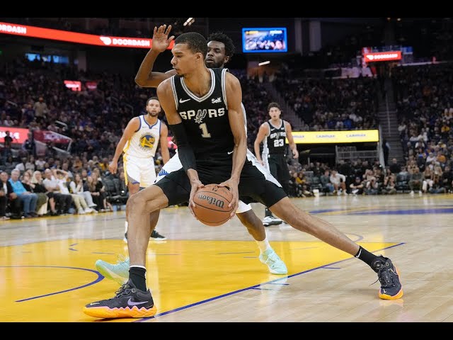 Wemby TOYING With the Warriors: 5 Blocks & a Mentality Shift for the Spurs background