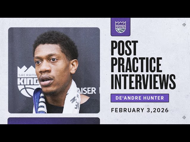 De'Andre Hunter | Post Practice Interviews 2.4.2026