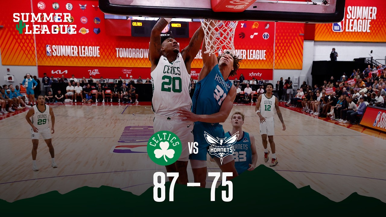 Dillon Mitchell leads Boston Celtics to 87-75 win vs. Charlotte Hornets | Extended Highlights
