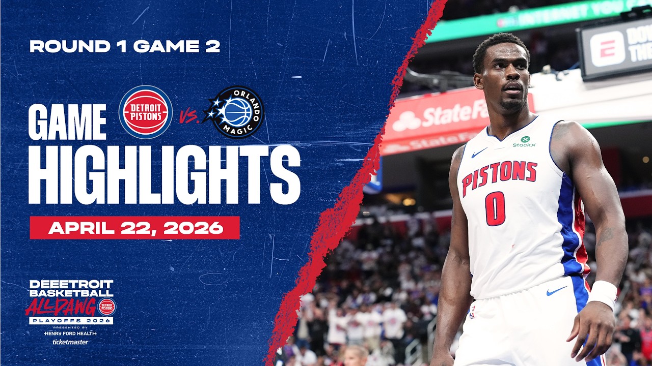 Detroit Pistons vs. Orlando Magic | GAME HIGHLIGHTS | 04.22.26