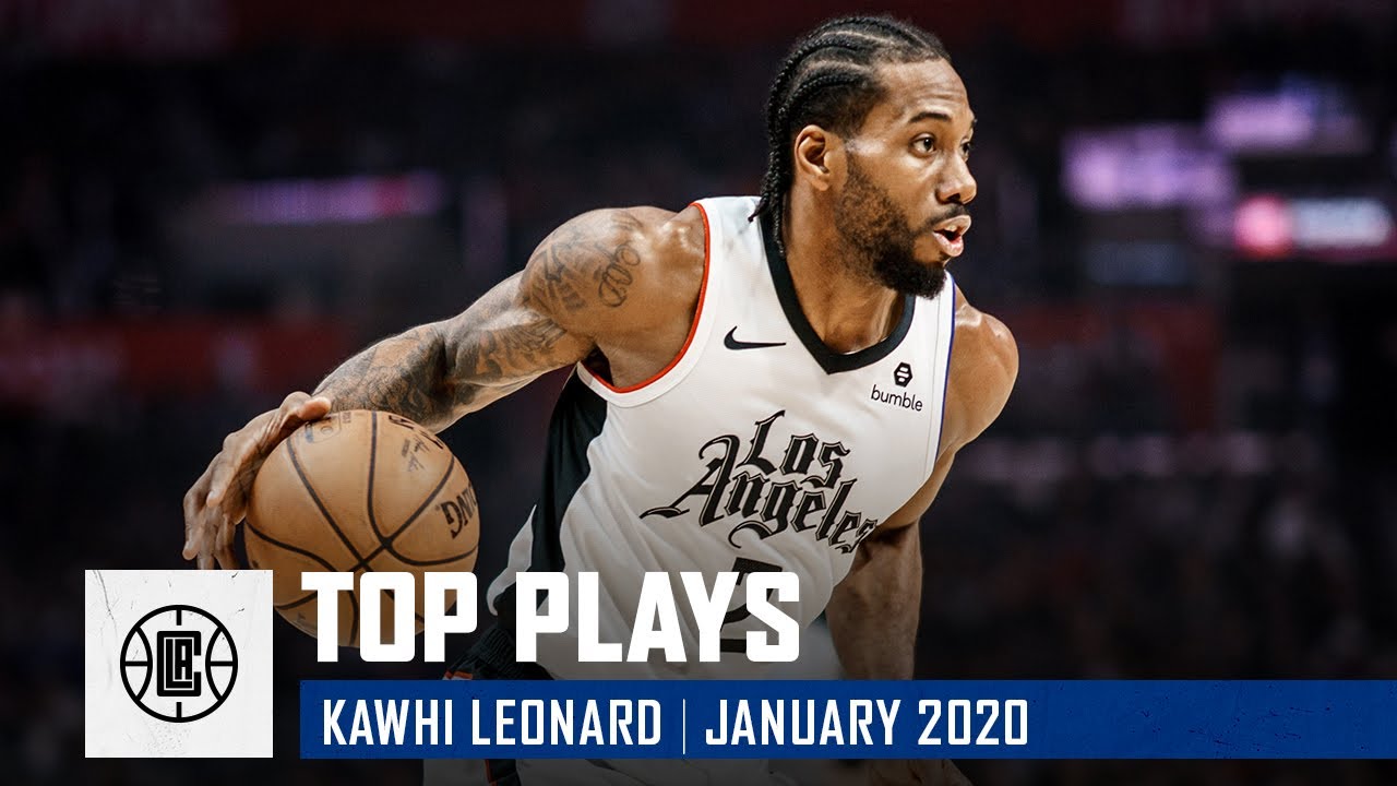 Kawhi Leonard's Top Plays of January | LA Clippers background