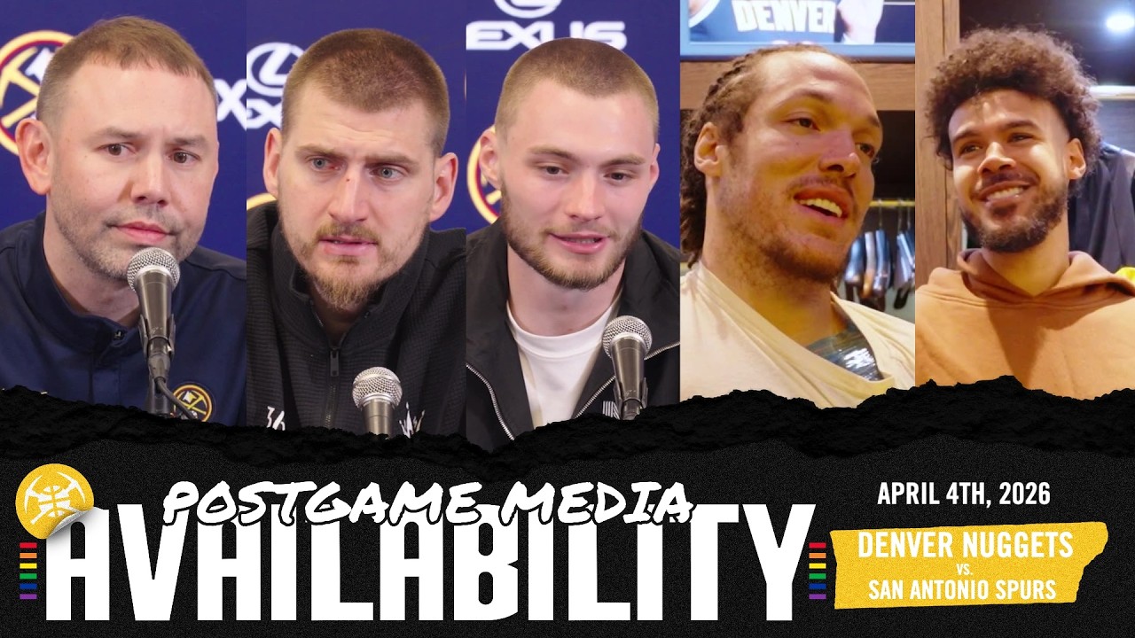ALL Denver Nuggets Postgame Media vs. SAS 🎙️