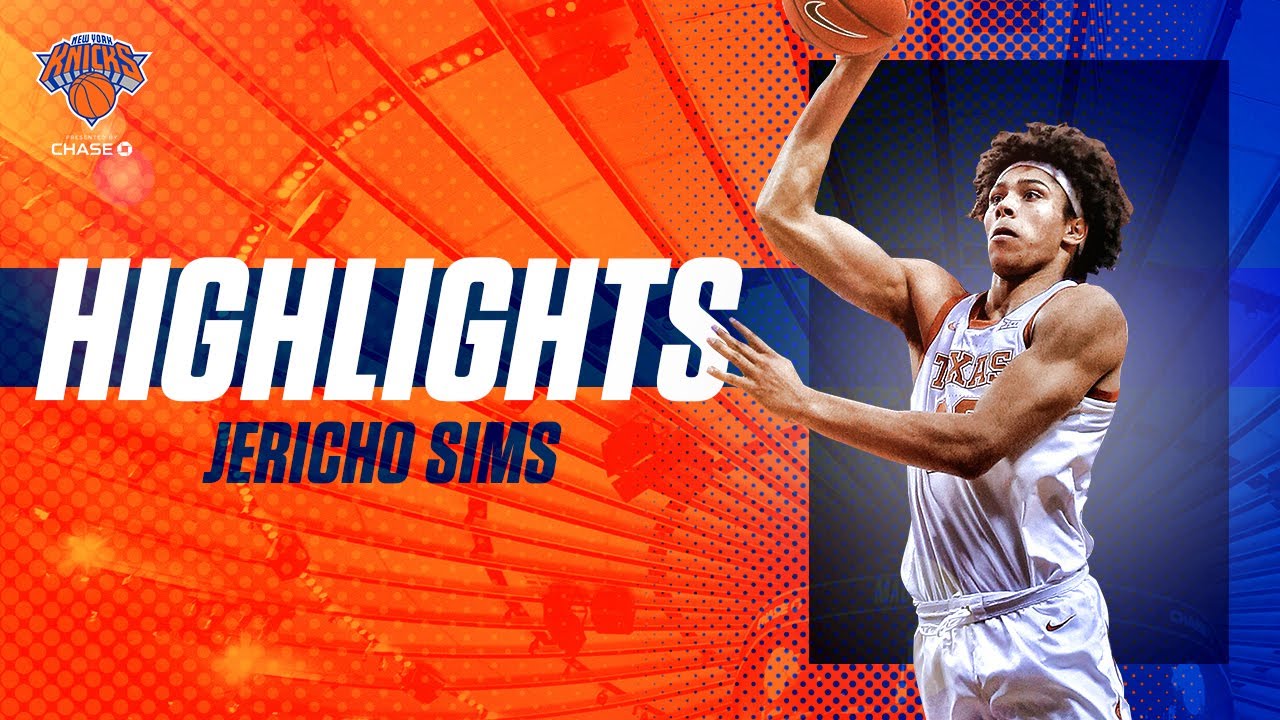 Jericho Sims College Highlights | 2021 Knicks Draft background