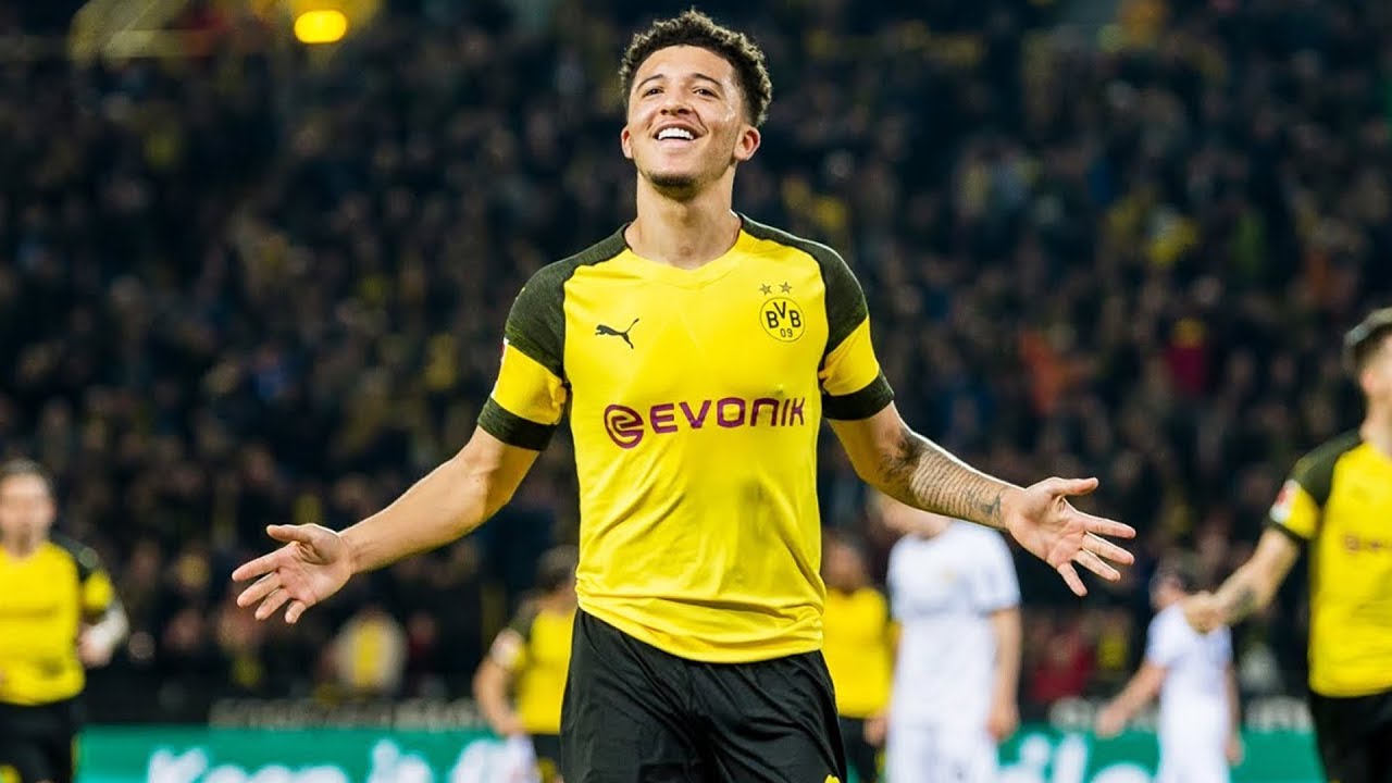 Jadon Sancho | Best Of Skills, Assists and Goals for Borussia Dortmund background