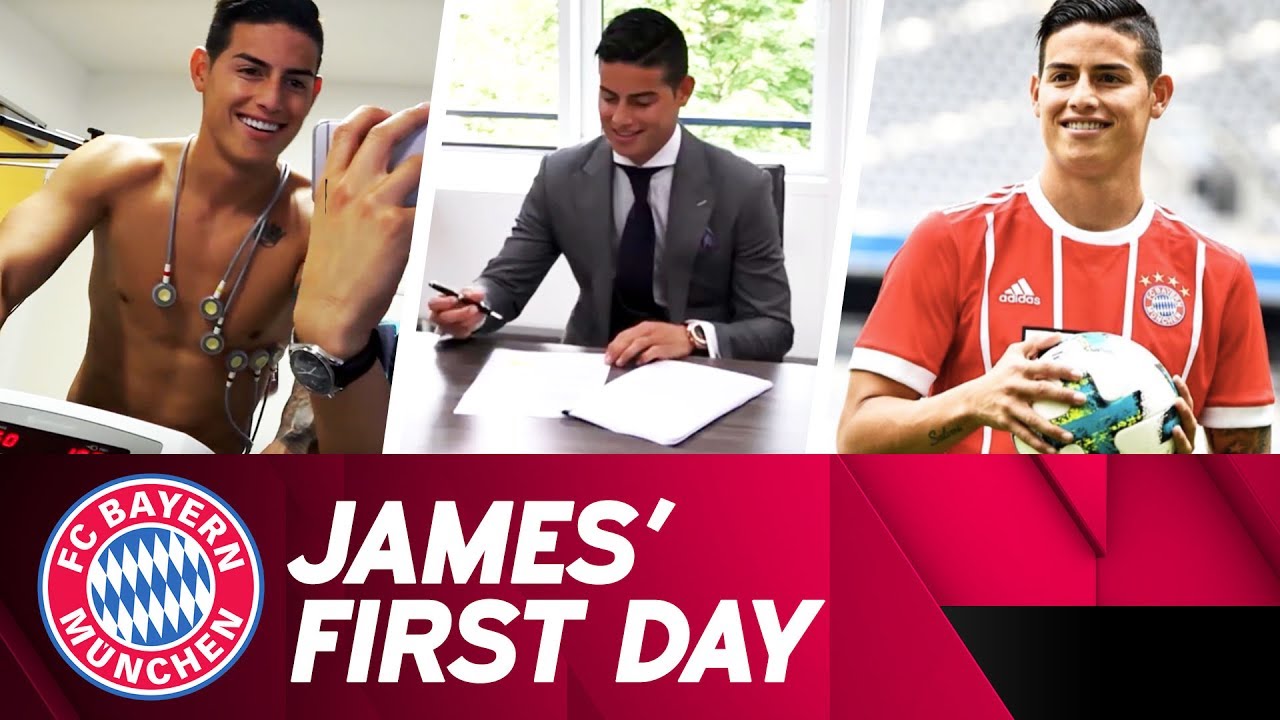 James Rodríguez🇨🇴 : First Day at FC Bayern ⚽ background