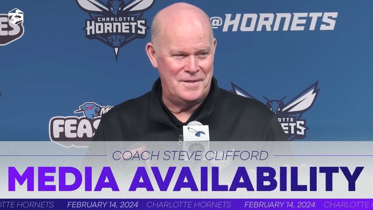 Hornets vs Hawks: Coach Clifford Postgame Media Availability | 2/14/2024 background
