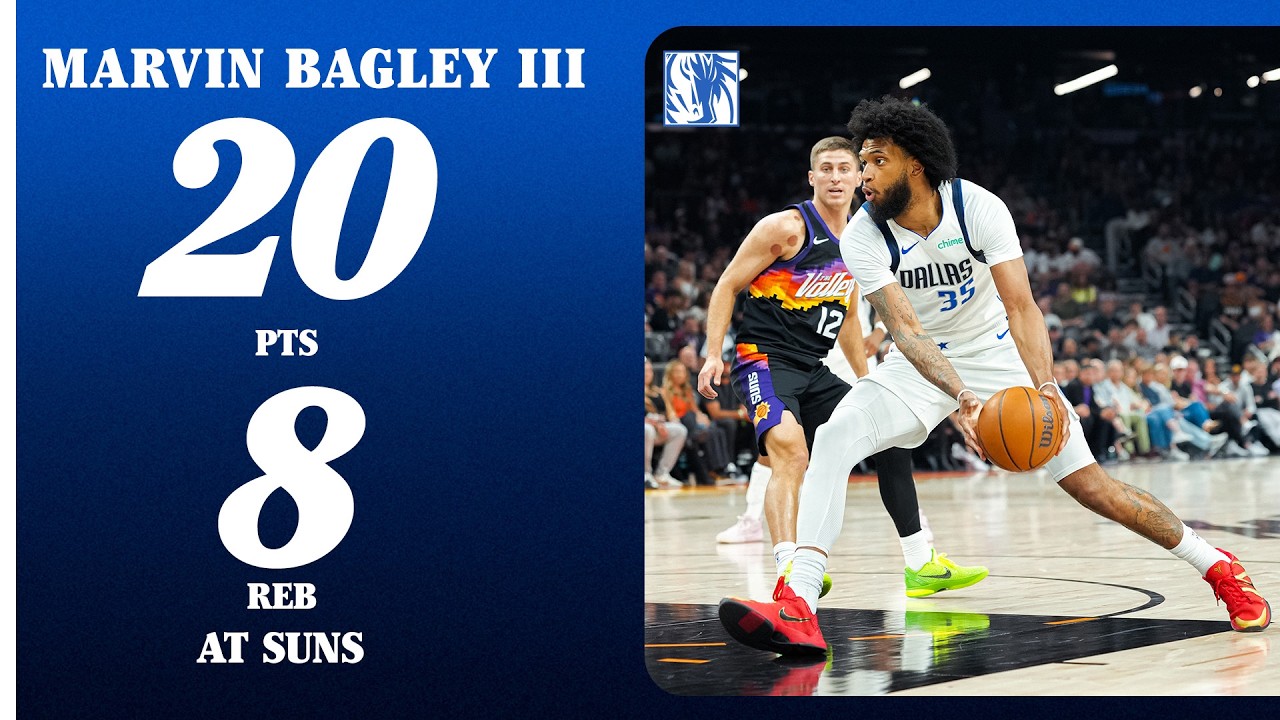 Marvin Bagley III (20 PTS 8 REB) at Phoenix Suns | April 8, 2026