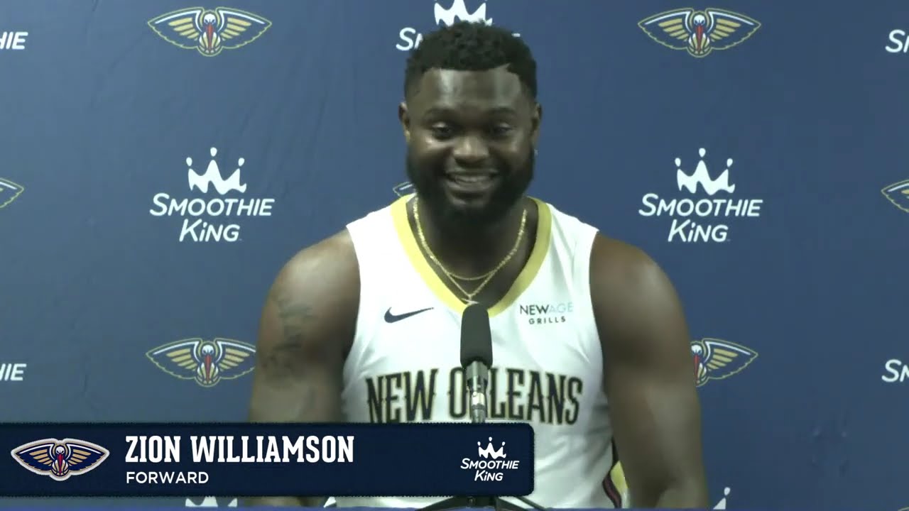Zion Williamson interview | Pelicans Media Day 2024